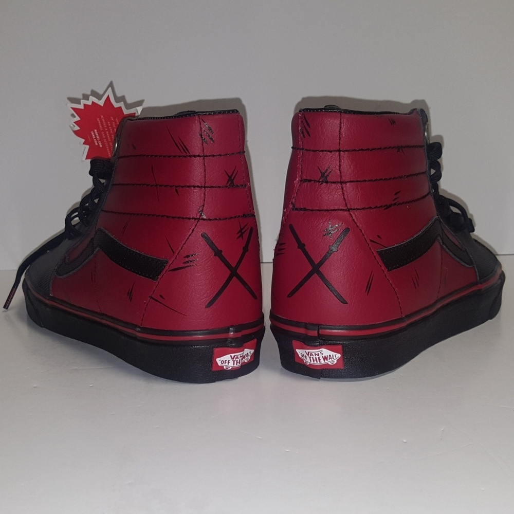 Vans X Marvel Sk8 Hi Deadpool Men's Shoes Limited - Picture 4 of 7